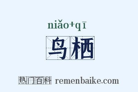 鸟栖是什么意思的图片
